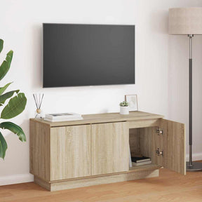 Vidaxl tv-kast 100 x 38 x 49 cm sonoma eiken bewerkt hout