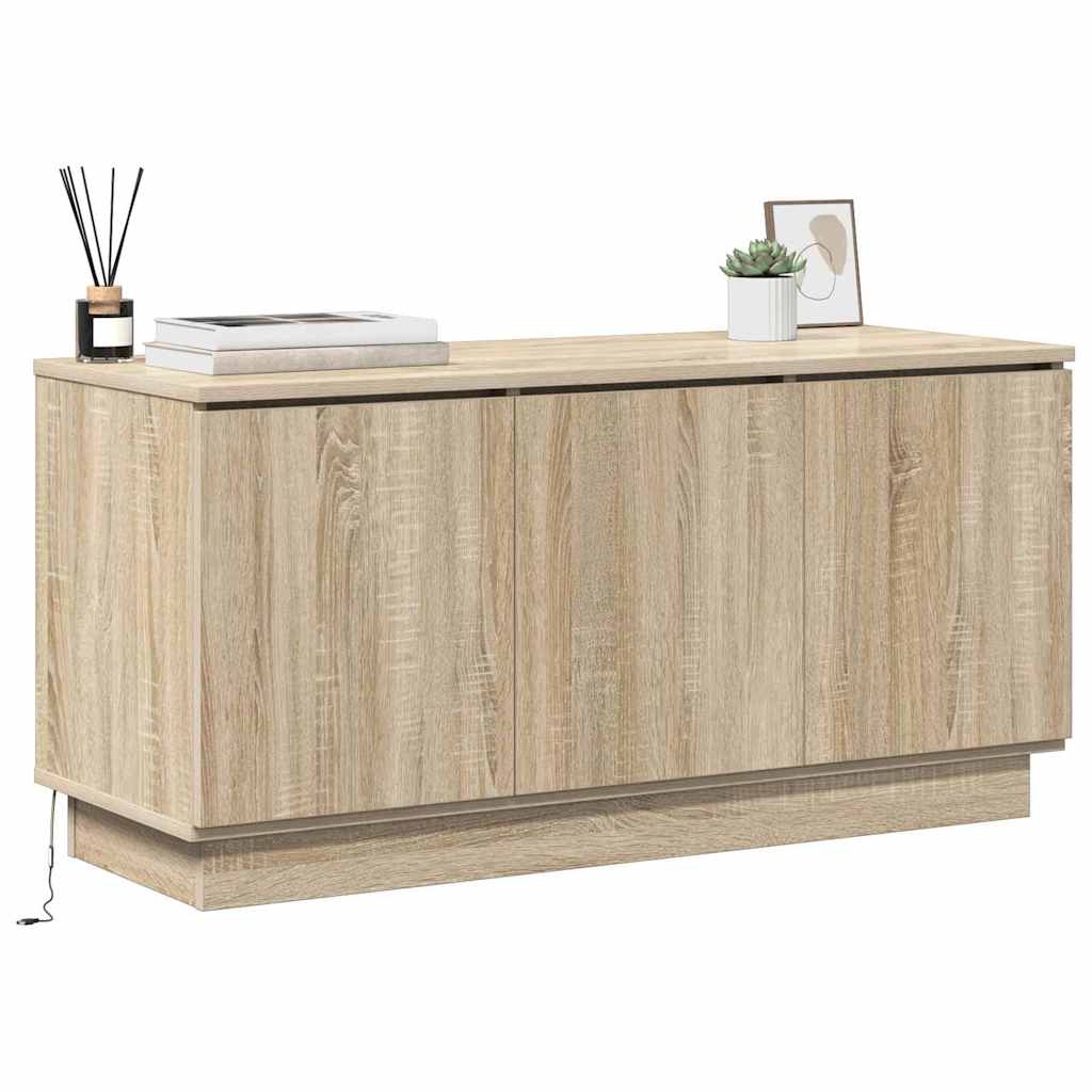 Vidaxl tv-kast 100 x 38 x 49 cm sonoma eiken bewerkt hout