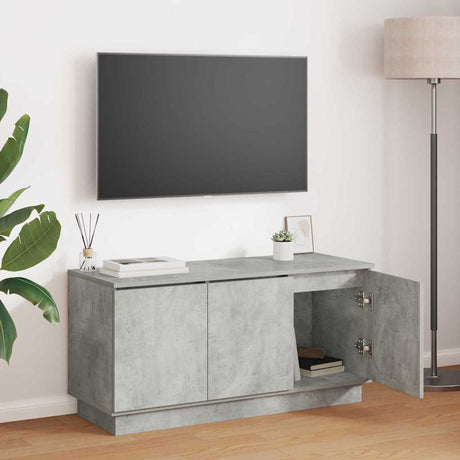 Vidaxl tv-kast 100 x 38 x 49 cm beton grijs bewerkt hout