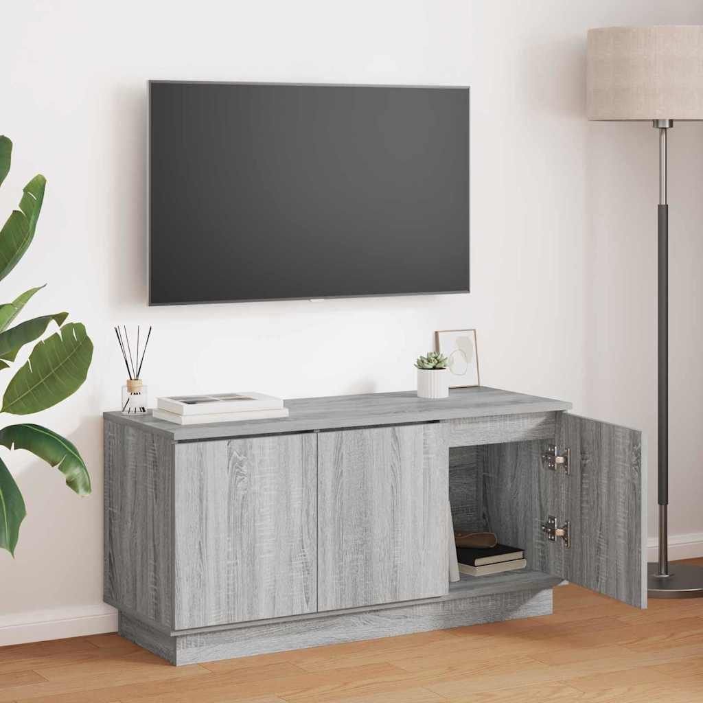 Vidaxl tv-kast 100 x 38 x 49 cm grijs sonoma bewerkt hout
