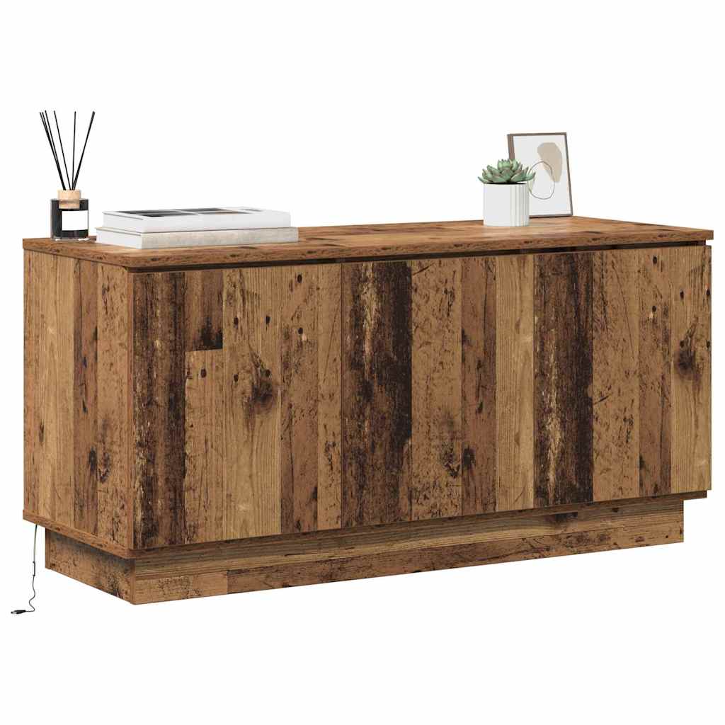 Vidaxl tv-kast 100 x 38 x 49 cm oud hout bewerkt hout