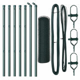 Vidaxl afrasteringspaal groen 10 x 0,4 m (13 mm gaas) staal en pvc