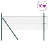 Vidaxl afrasteringspaal groen 10 x 0,4 m (13 mm gaas) staal en pvc