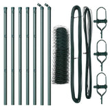 Vidaxl afrasteringspaal groen 10 x 0,4 m (50 mm mesh) staal en pvc