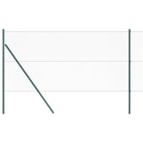 Vidaxl afrasteringspaal groen 10 x 1 m (13 mm gaas) staal en pvc