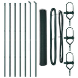 Vidaxl afrasteringspaal groen 10 x 1,2 m (13 mm gaas) staal en pvc