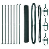 Vidaxl afrasteringspaal groen 10 x 0,8 m (13 mm gaas) staal en pvc