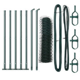 Vidaxl afrasteringspaal groen 10 x 0,8 m (36 mm gaas) staal en pvc