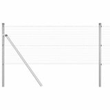 Vidaxl afrasteringspaal zilver 10 x 0,8 m (25 x 25 mm gaas) staal
