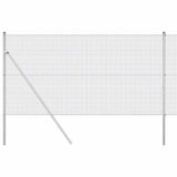 Vidaxl afrasteringspaal zilver 10 x 1,4 m (16 x 16 mm gaas) staal