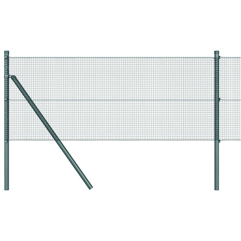 Vidaxl afrasteringspaal groen 10 x 0,4 m (12 x 12 mm gaas)
