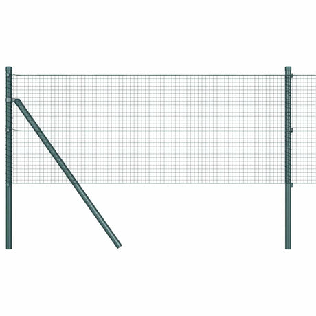 Vidaxl gelast draadhek met grondbevestiging 10 x 0,5 m groen mesh