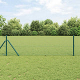 Vidaxl afrasteringspaal groen 10 x 0,8 m (19 x 19 mm gaas)