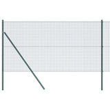 Vidaxl afrasteringspaal groen 10 x 1 m (16 x 16 mm gaas) staal