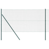 Vidaxl afrasteringspaal groen 10 x 1 m (19 x 19 mm mesh) staal