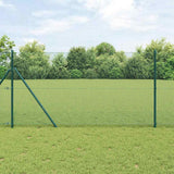 Vidaxl afrasteringspaal groen 10 x 1,4 m (12 x 12 mm gaas)