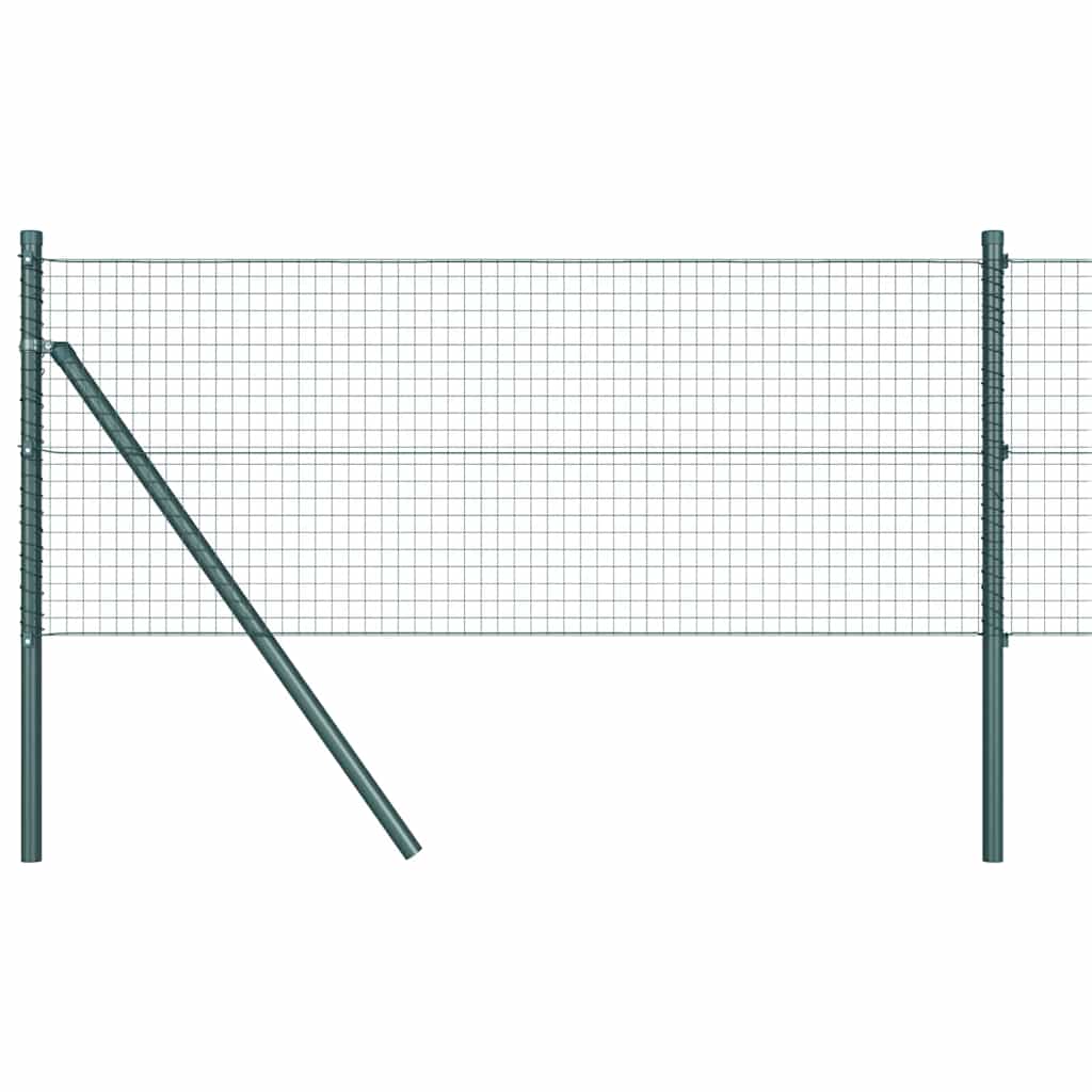 Vidaxl afrasteringspaal groen 25 x 0,6 m (25 x 25 mm gaas)