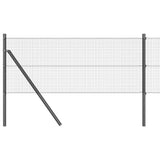 Vidaxl afrasteringspaal grijs 50 x 0,4 m (16 x 16 mm gaas)