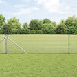 Vidaxl gelast draadhek met grondpennen 10 x 0,4 m gegalvaniseerd staal