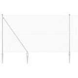 Vidaxl afrasteringspaal zilver 10 x 1,5 m (12 x 12 mm gaas) staal