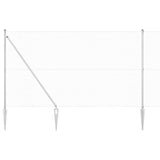 Vidaxl afrasteringspaal zilver 10 x 1,5 m (25 x 25 mm gaas) staal