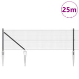 Vidaxl afrasteringspaal grijs 25 x 0,4 m (12 x 12 mm gaas)
