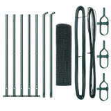 Vidaxl afrasteringspaal groen 10 x 0,6 m (12 x 12 mm gaas)