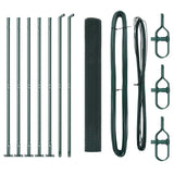 Vidaxl afrasteringspaal groen 10 x 1 m (25 x 25 mm gaas) staal