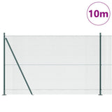 Vidaxl afrasteringspaal groen 10 x 1,4 m (12 x 12 mm gaas)