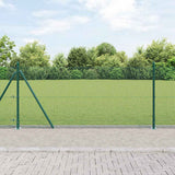 Vidaxl afrasteringspaal groen 25 x 0,8 m (12 x 12 mm gaas)