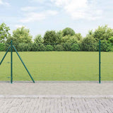 Vidaxl afrasteringspaal groen 25 x 0,8 m (25 x 25 mm gaas)