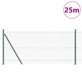 Vidaxl afrasteringspaal groen 25 x 0,8 m (25 x 25 mm gaas)