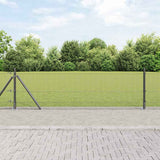 Vidaxl afrasteringspaal grijs 10 x 0,6 m (16 x 16 mm gaas)