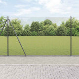 Vidaxl afrasteringspaal grijs 10 x 1,4 m (12 x 12 mm gaas)