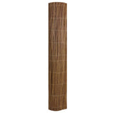 Vidaxl wilgen schutting naturel 180 x 500 cm wilg