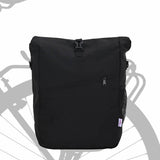 Vidaxl fietstas zwart 33 x 16 x 60 cm polyester
