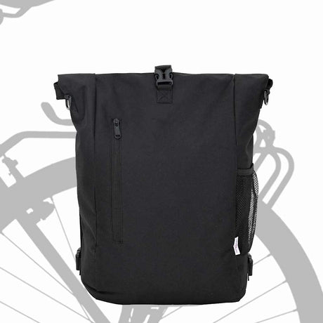 Vidaxl fietstas zwart 31 x 13 x 58 cm polyester