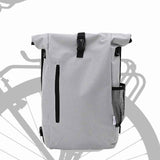 Vidaxl fietstas grijs 31 x 13 x 58 cm polyester