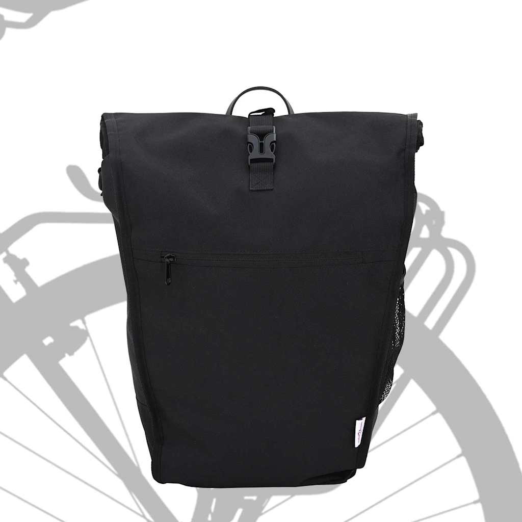 Vidaxl fietstas zwart 34 x 16 x 59 cm polyester