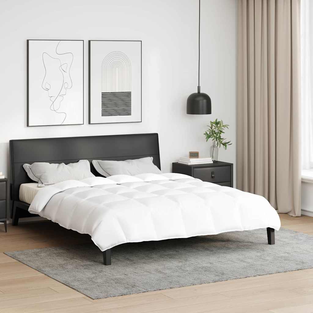 Vidaxl dekbed wit 240 x 200 cm veren