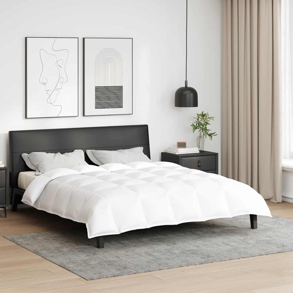 Vidaxl 2-in-1 dekbed wit 200 x 200 cm veren