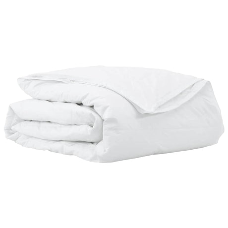 Vidaxl 2-in-1 dekbed wit 240 x 200 cm veren