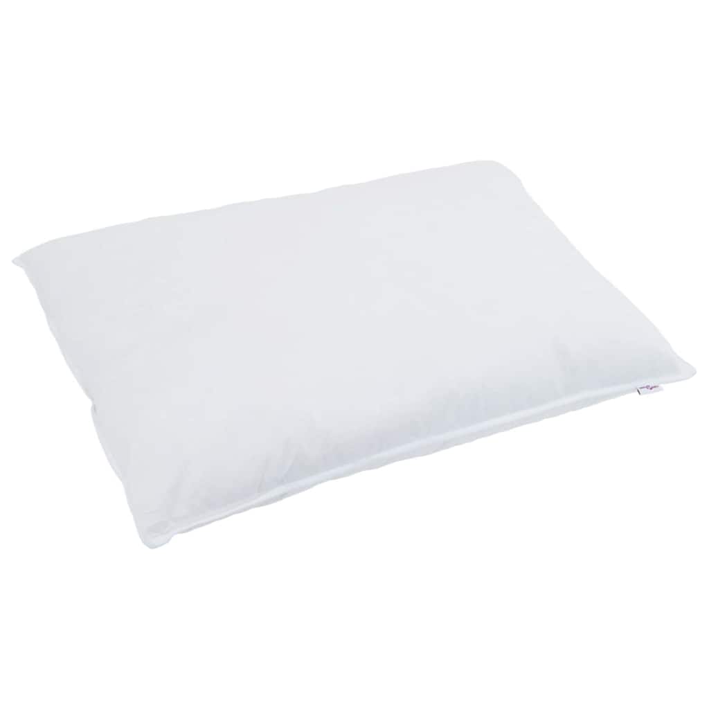 Vidaxl hoofdkussen met kussen wit 40 x 60 cm veren
