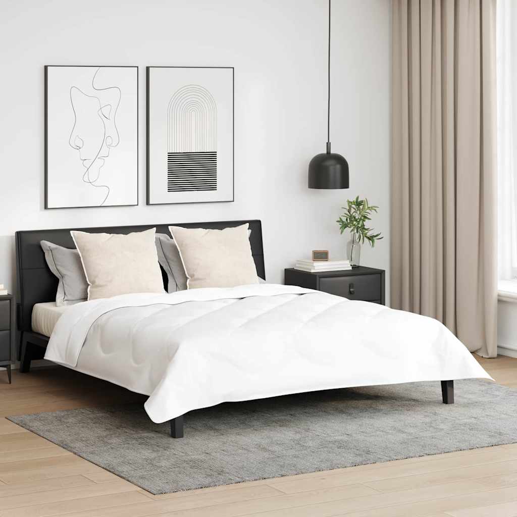Vidaxl hoofdkussen met kussen 2 pcs wit 80 x 80 cm veren