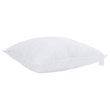 Vidaxl hoofdkussen met kussen 2 pcs wit 50 x 50 cm katoen