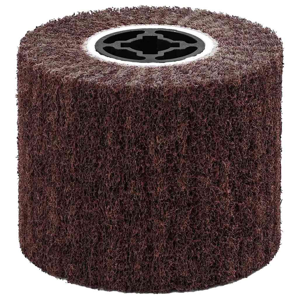 Vidaxl schuurrollen 3 st bruin 12 x 12 x 10 cm synthetische vezel