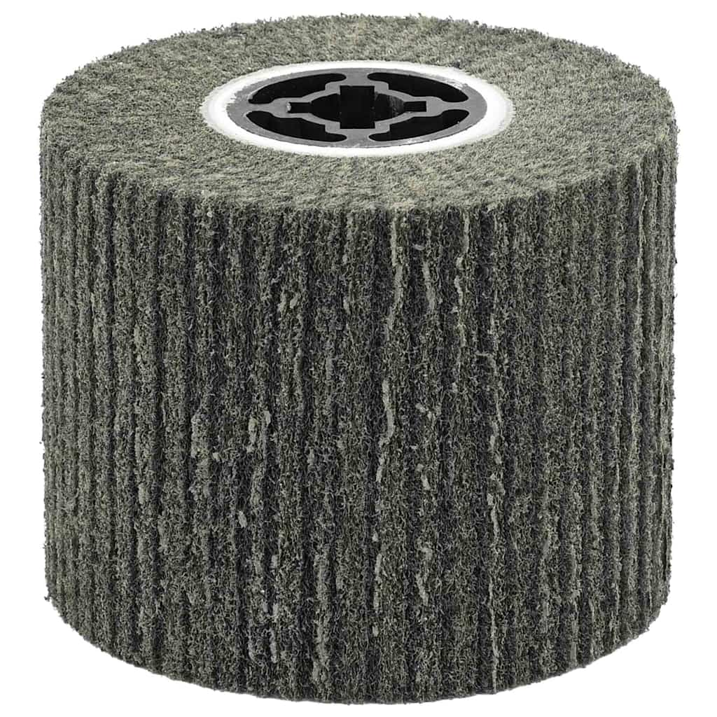Vidaxl schuurrollen 3 pcs zwart 12 x 12 x 10 cm synthetische vezel