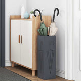 Vidaxl regen paraplu standaard antraciet 15,5 x 15,5 x 49 cm staal