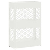 Vidaxl paraplu standaard wit 28 x 12 x 41 cm staal