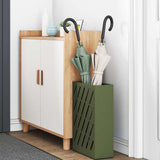 Vidaxl regen paraplu standaard olijfgroen 28 x 12 x 41 cm staal